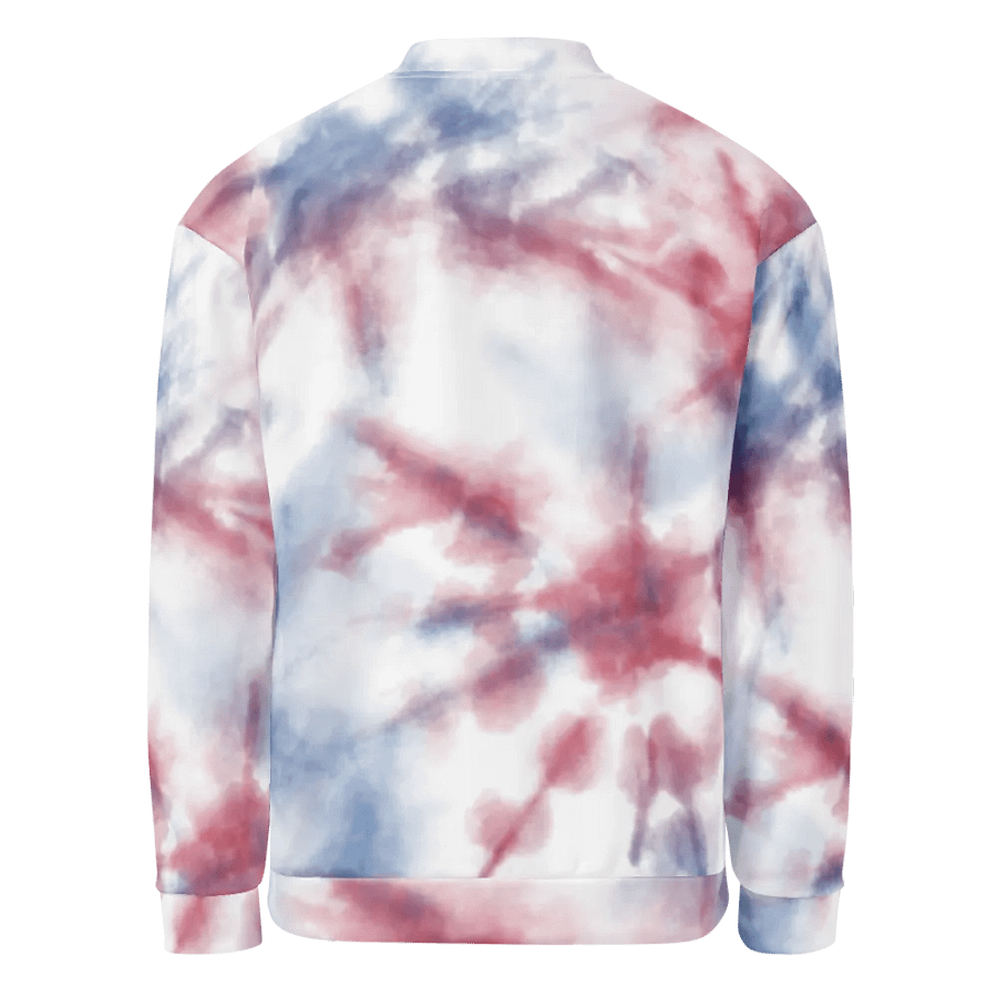 Vibrant Tie-Dye Dreams Bomber Jacket product image (2)