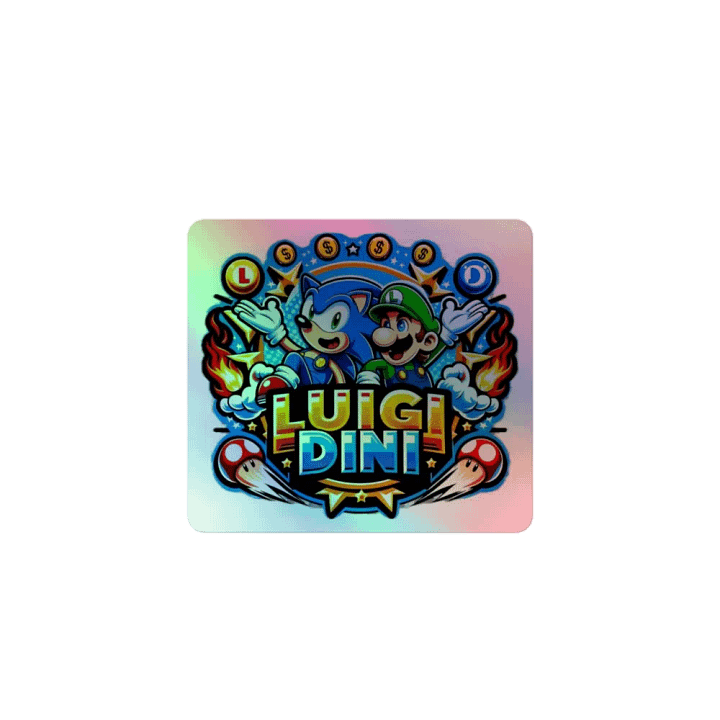 LuigiDini New Logo Holo Sticker product image (1)