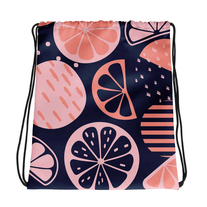 Citrus Burst Drawstring Backpack product image (1)