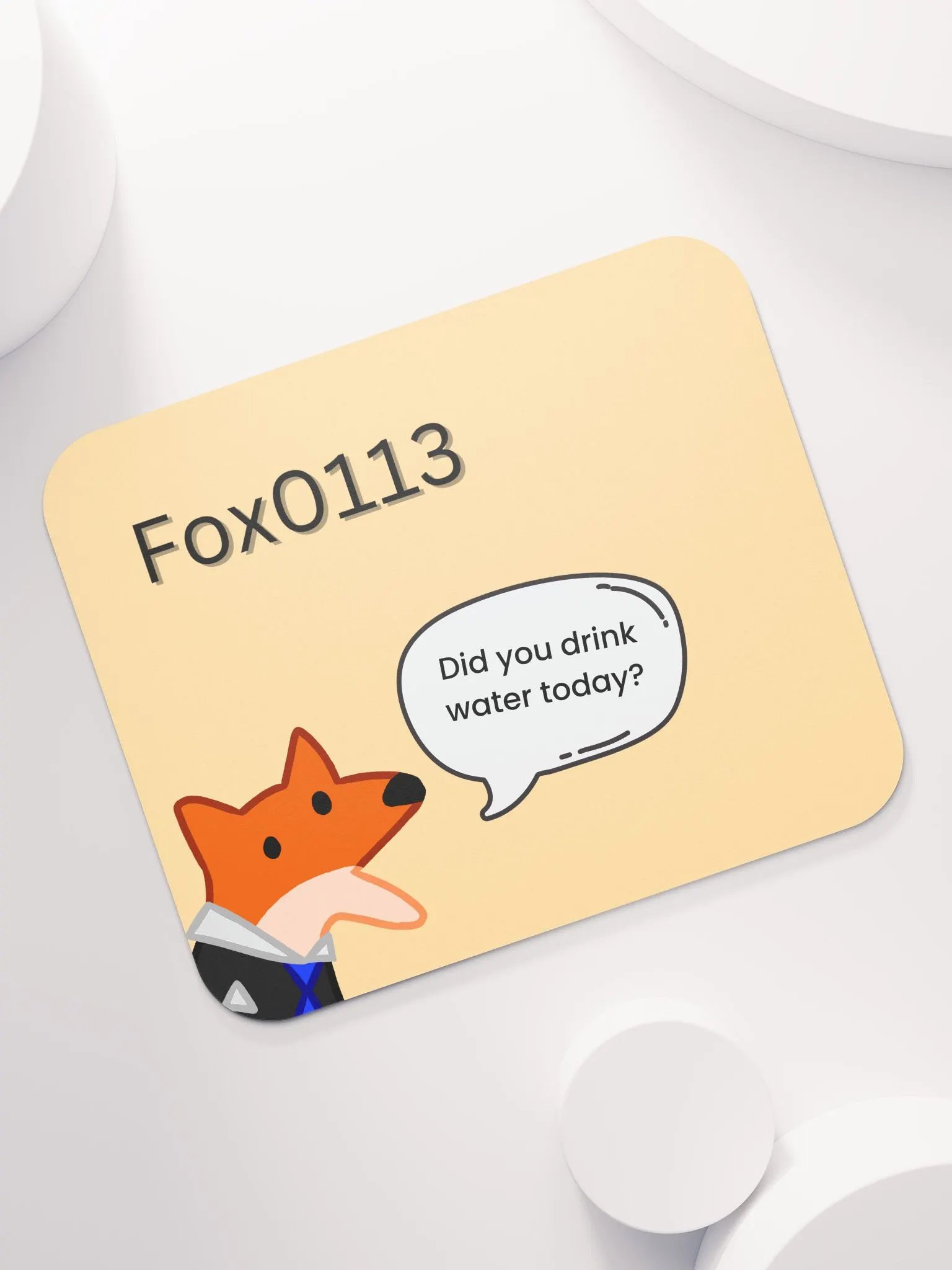 Fox0113 Logo Reminder Mouse Pad product image (7)