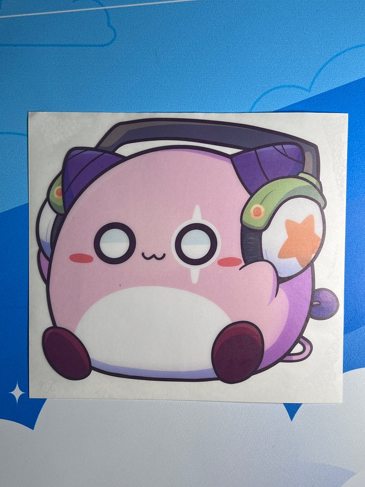 Pink Bean - Large Sticker product image (2)