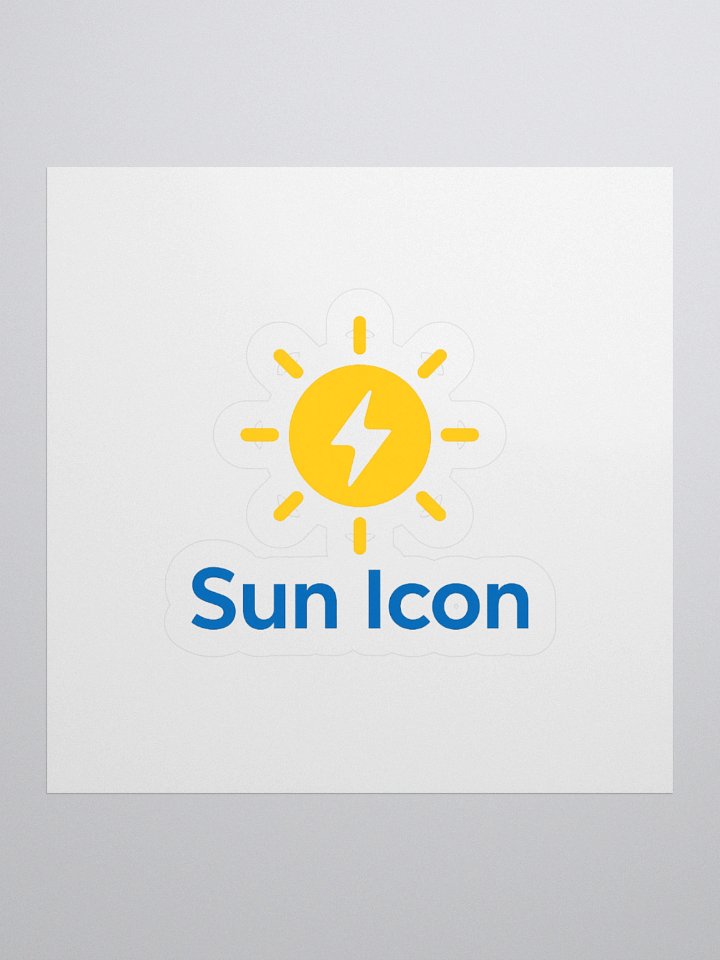 Bolt of Sunshine Kiss Cut Stickers product image (3)