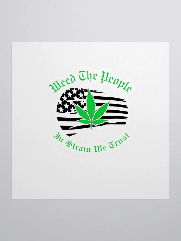 Weed The People Sticker BG product image (1)