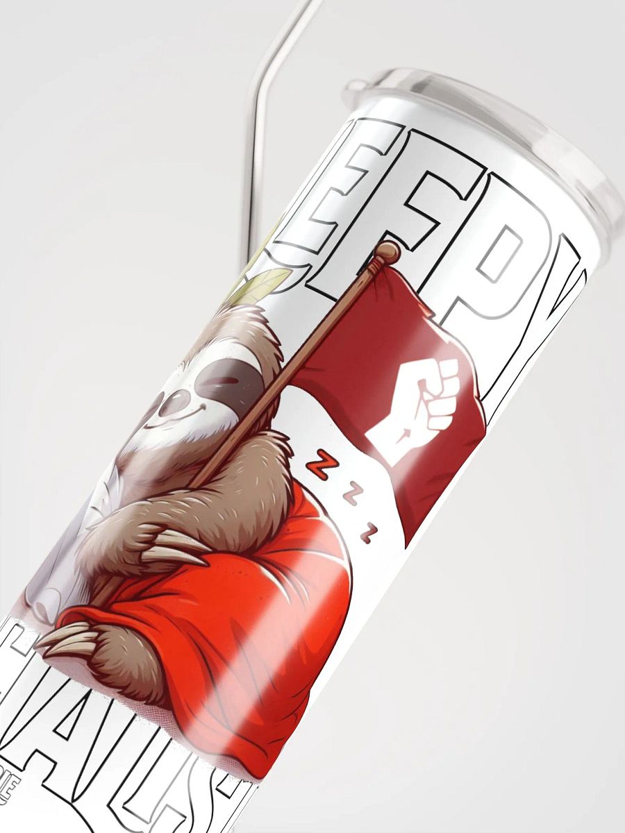 Pris Sleepy Socialist STAINLESS STEEL TUMBLER product image (5)