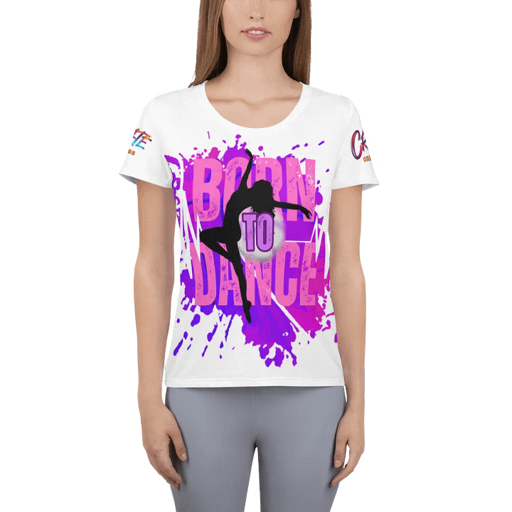 Dynamic Born to Dance Huge Print Athletic Tee product image (2)