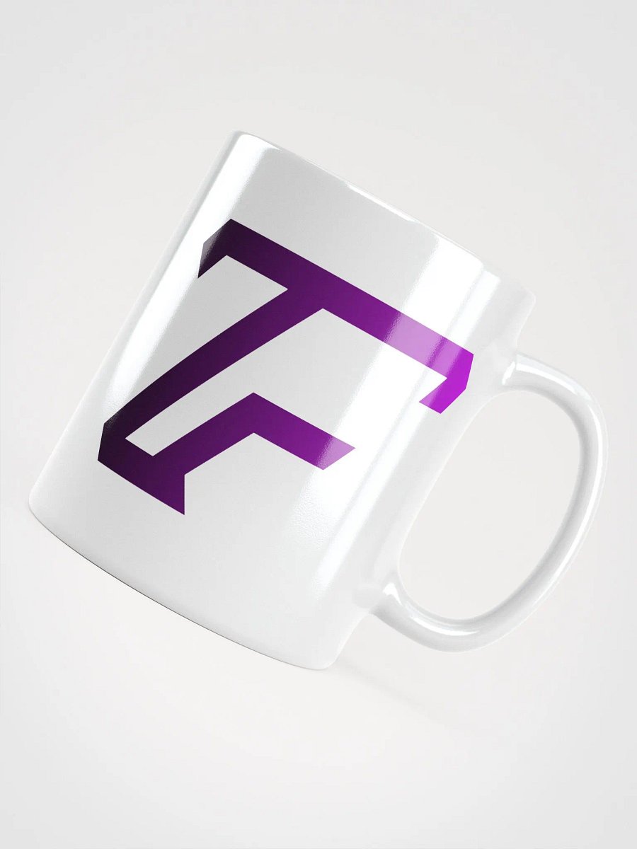 White Glossy TF Logo Mug (3 Sizes) product image (4)