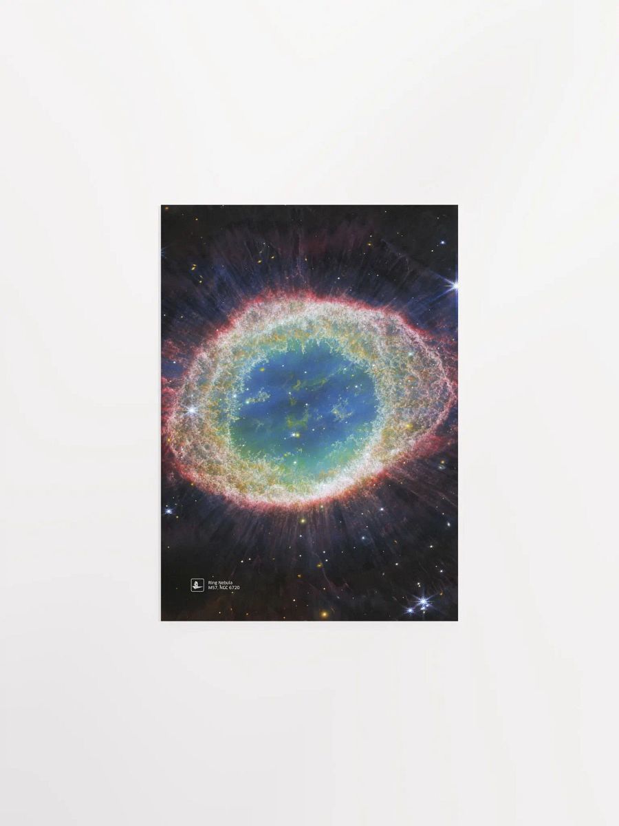Ring Nebula (NIRCam Image), M57, NGC 6720 (James Webb/JWST) — space poster product image (9)