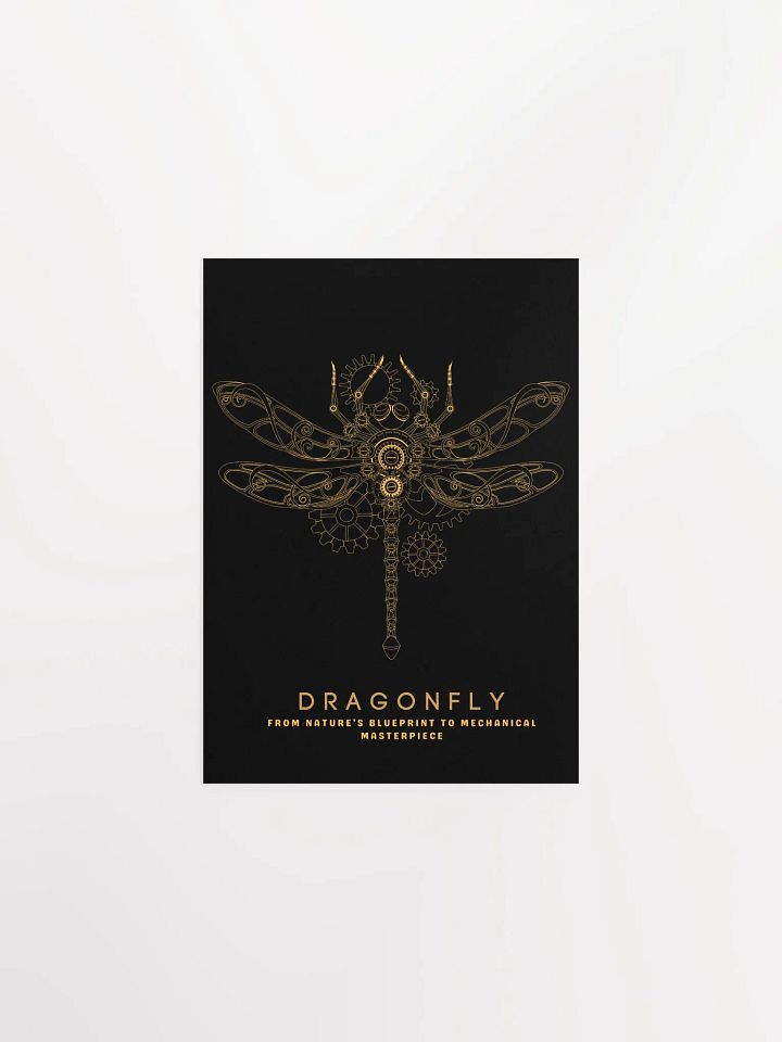 Mechanical Dragonfly - Enhanced Matte Poster product image (1)