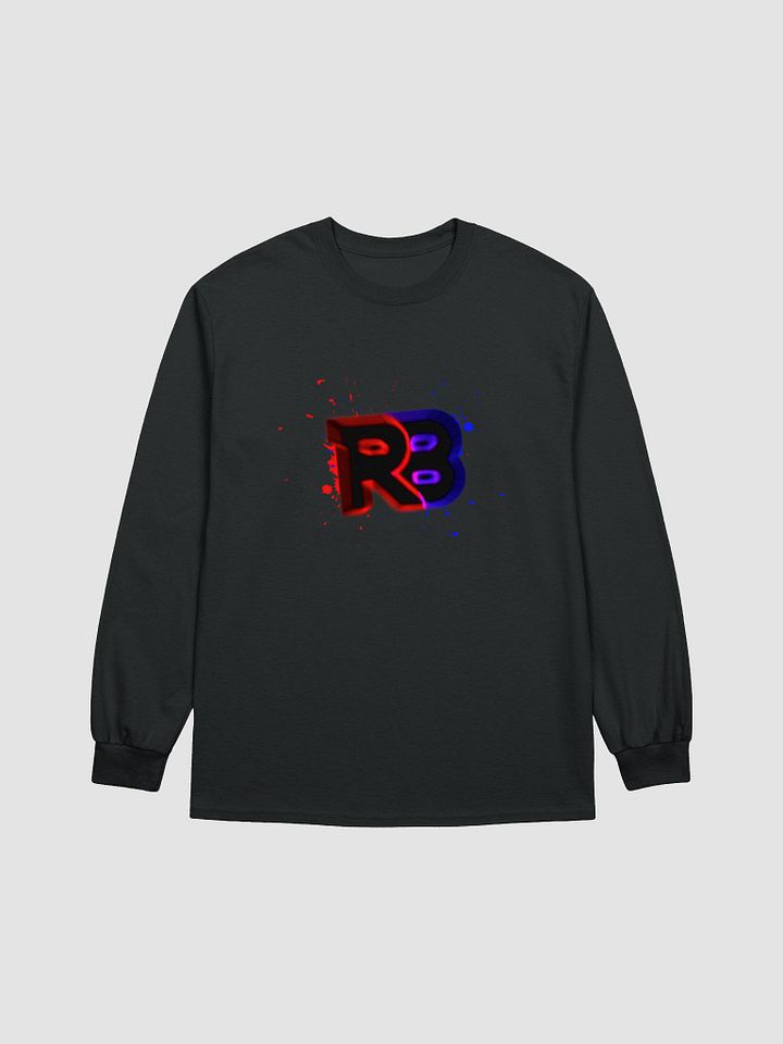 Red & Blue Splatter Long Sleeve Tee product image (1)