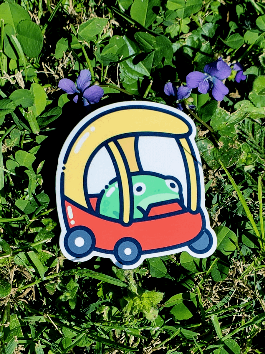 Frog Car Sticker product image (3)