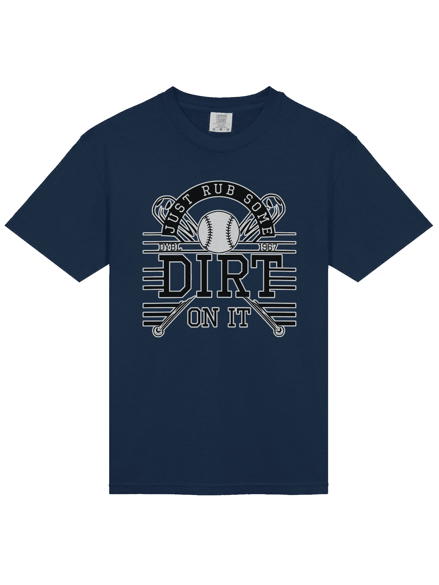 Vintage Baseball Crossed Bats Tee product image (26)