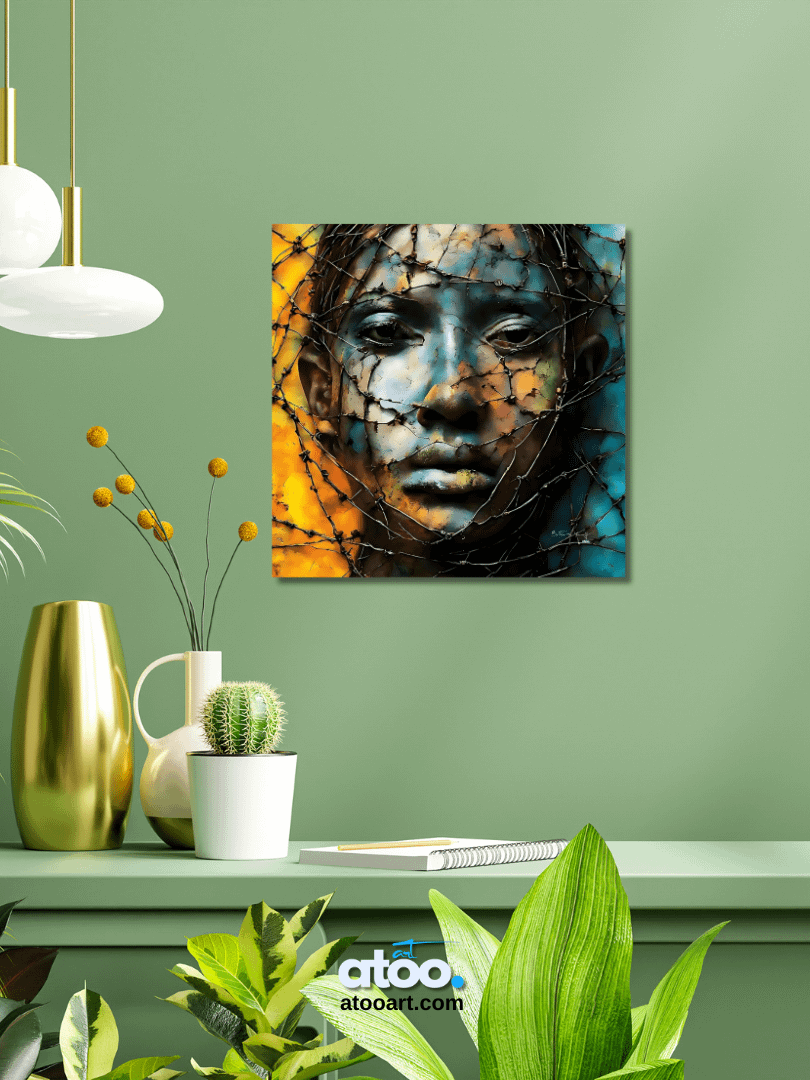 Be Free to Yourself | Angry Sadness | Canvas Painting product image (4)