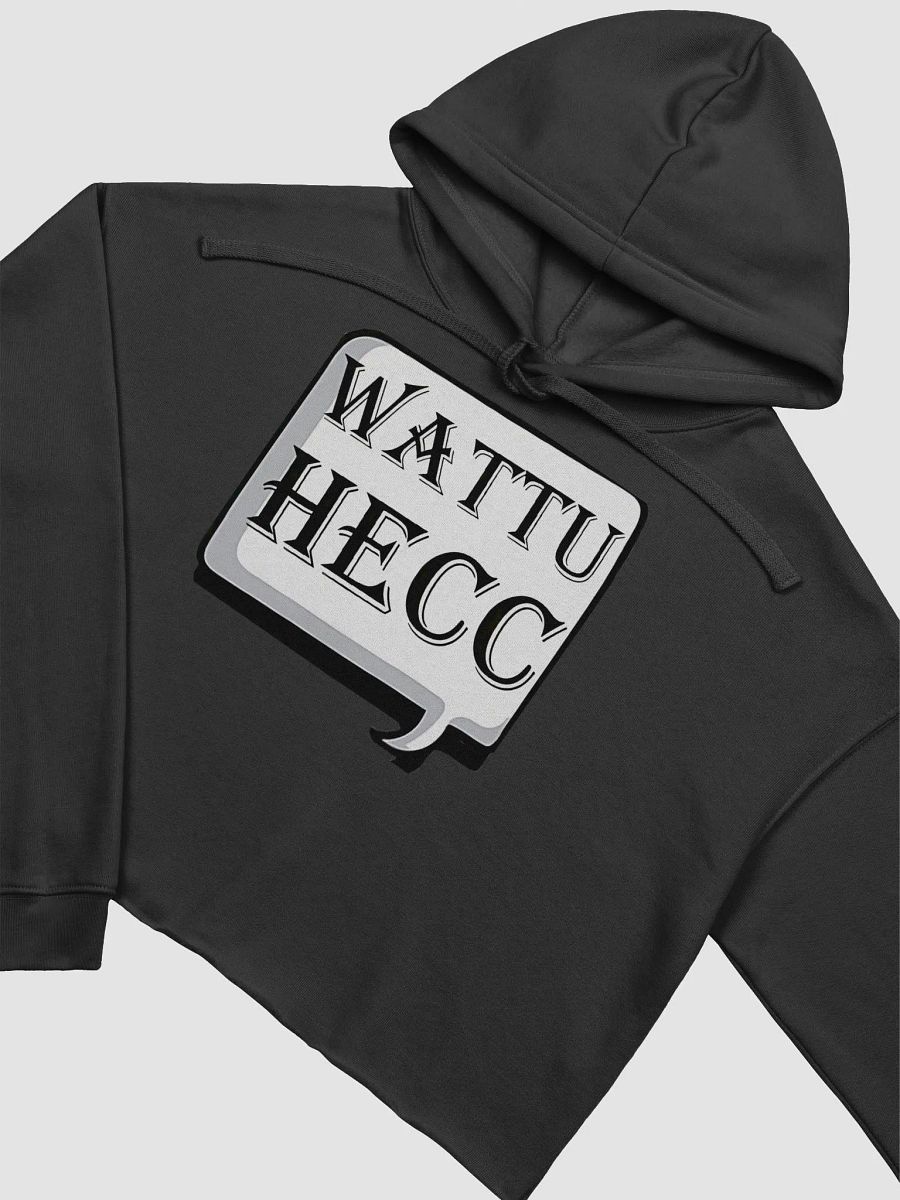 wattuhecc Bella+Canvas Fleece Crop Hoodie product image (9)