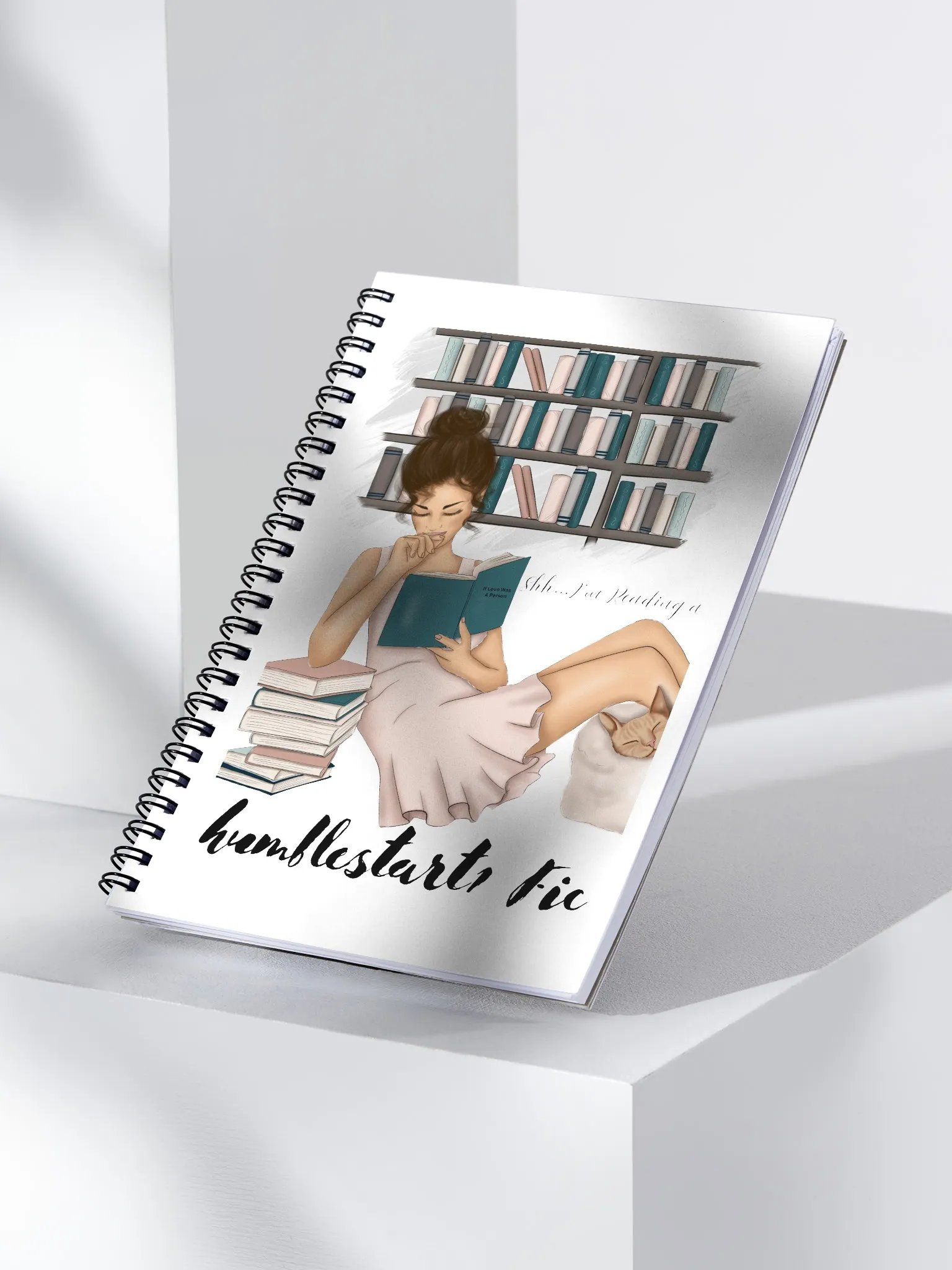 Whimsical Reader's Delight Spiral Notebook product image (4)