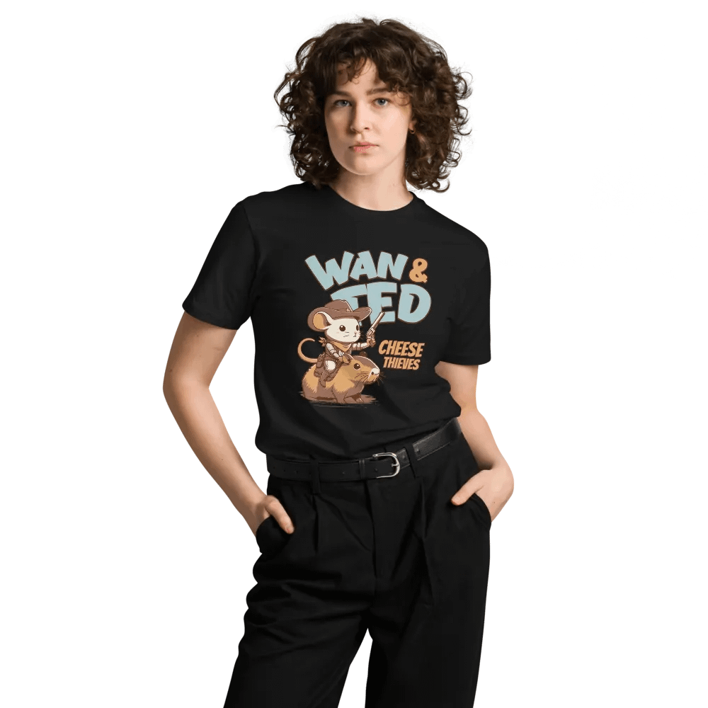 WAN & TED Cowboy Mouse Unisex T-Shirt product image (10)