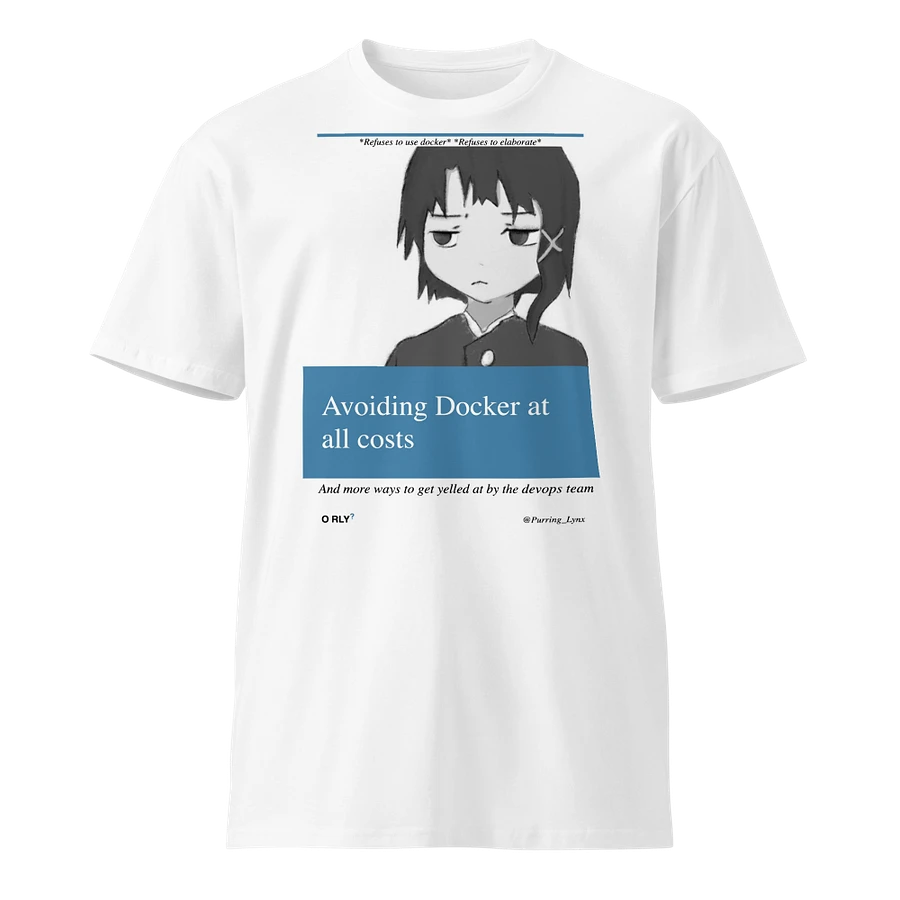 Avoiding Docker ORLY? T-shirt product image (1)