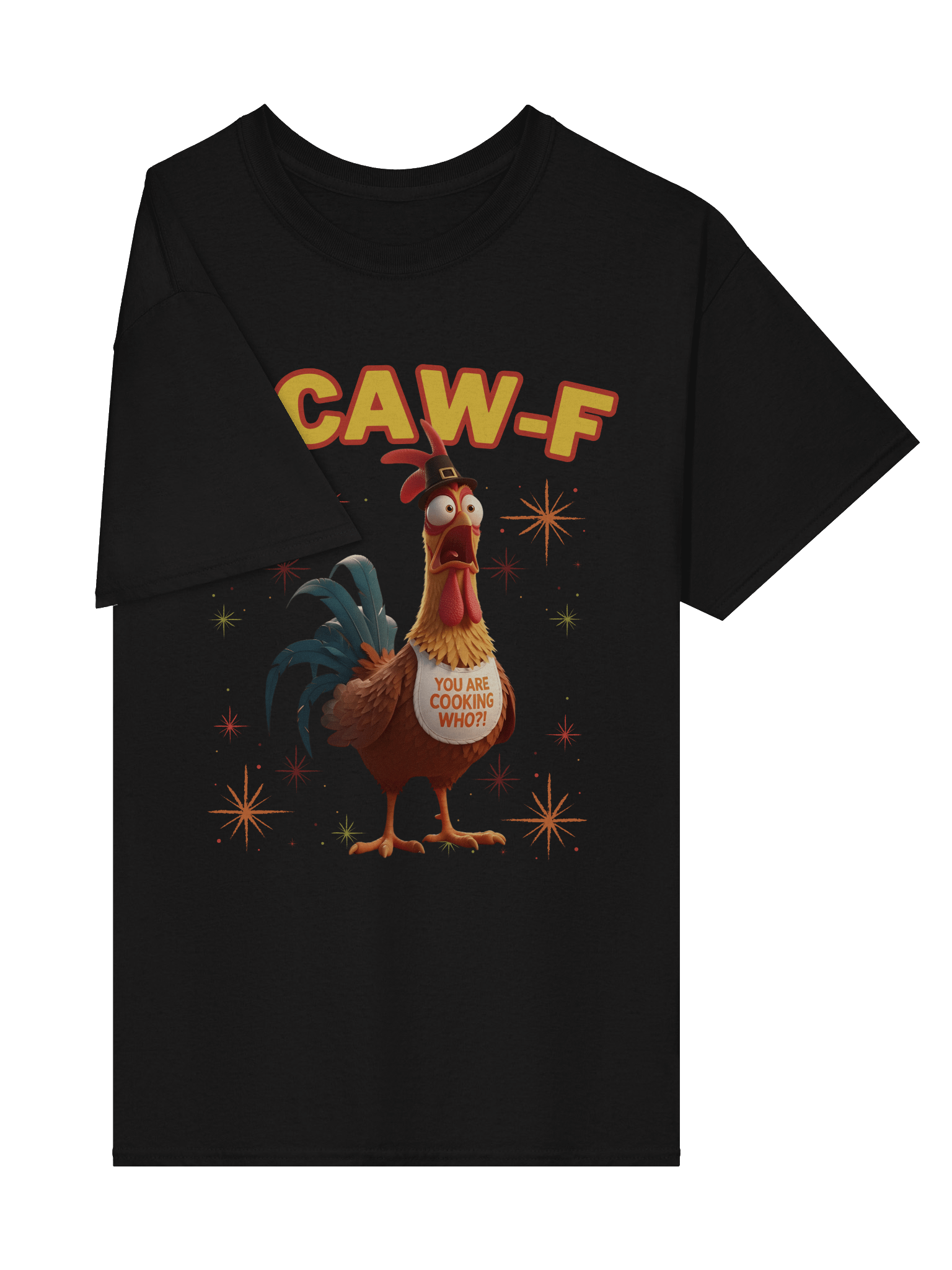F-CAW-F Thanksgiving Rooster Tee – Funny Holiday Edition by Fitzroy Creator product image (5)