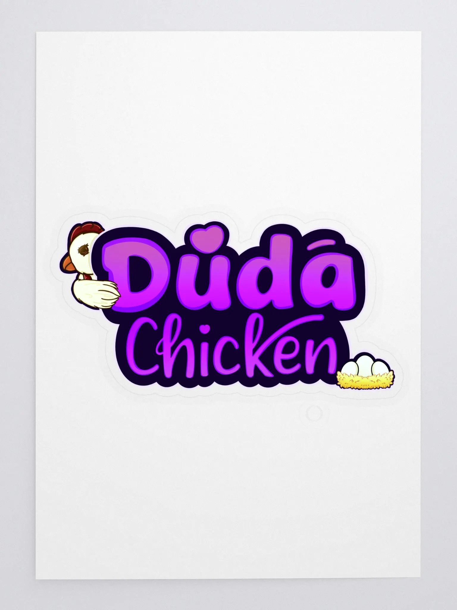 Dudachicken Sticker Sheet: Cluckin' Cool Collection product image (3)