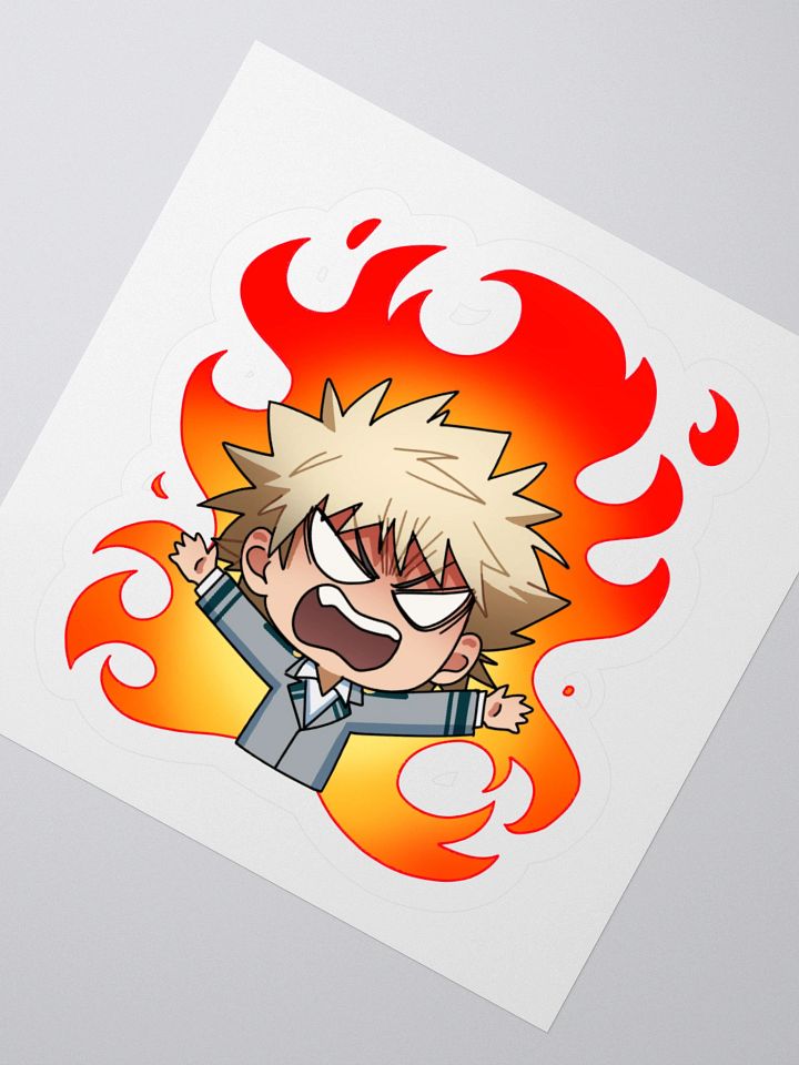 Fiery Kiss Cut Sticker product image (2)