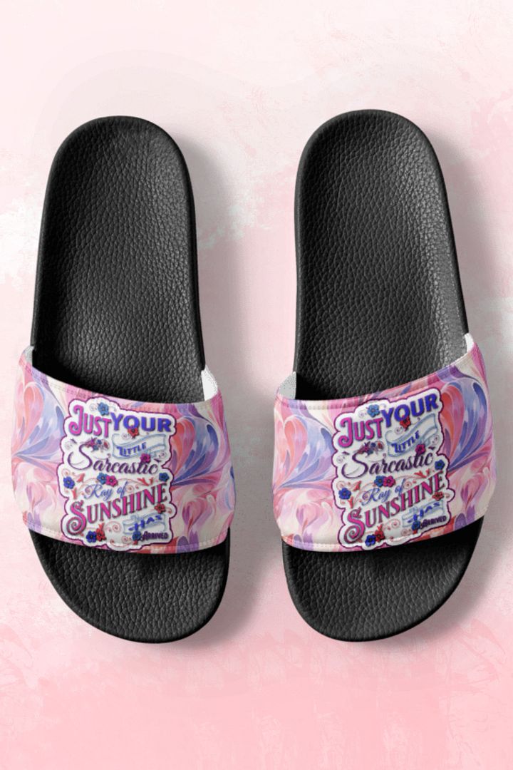 Funny Sarcastic Sunshine All Over Print Slides product image (1)