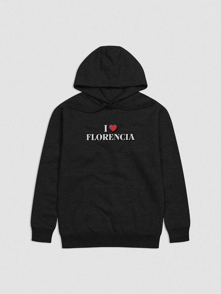 "I LOVE MY SPOT" / HOODIE WITH PERSONALIZED CITY OR COUNTRY NAME / EMBROIDERED product image (2)