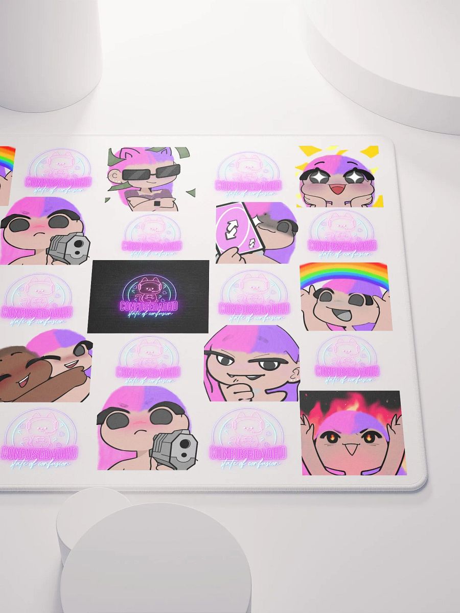 CADHD Logo+Emote Mousepad product image (5)