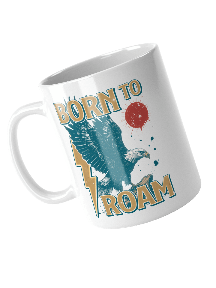 Born To Roam - Retro Eagle Mug product image (1)