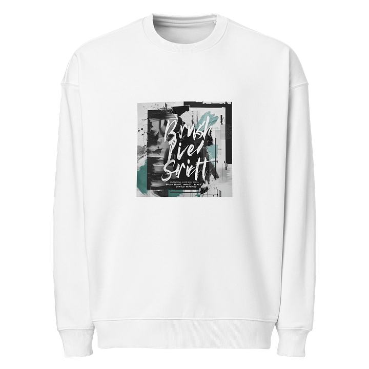 Spiritual Brushed Script Oversized Sweatshirt product image (1)