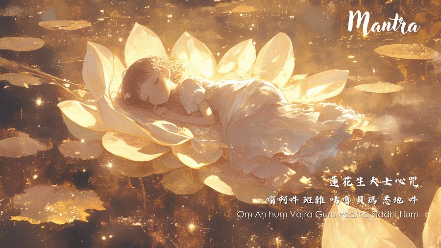 $free蓮花生大士心咒 wallpaper download product image (1)