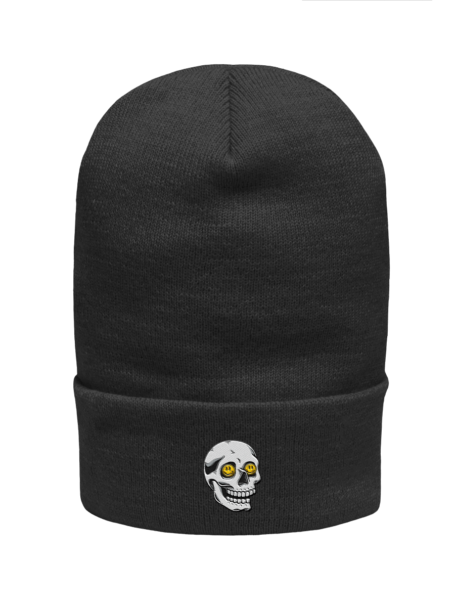 Smiley Skull Cuffed Beanie product image (1)