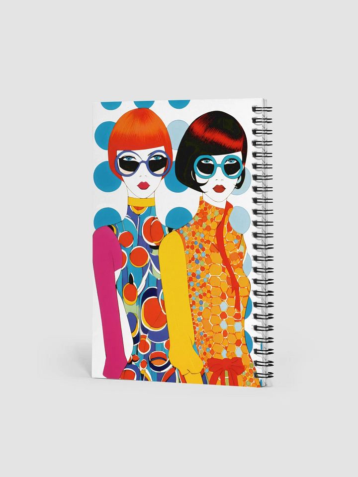 Mod Fashion Dreams Spiral Notebook product image (2)