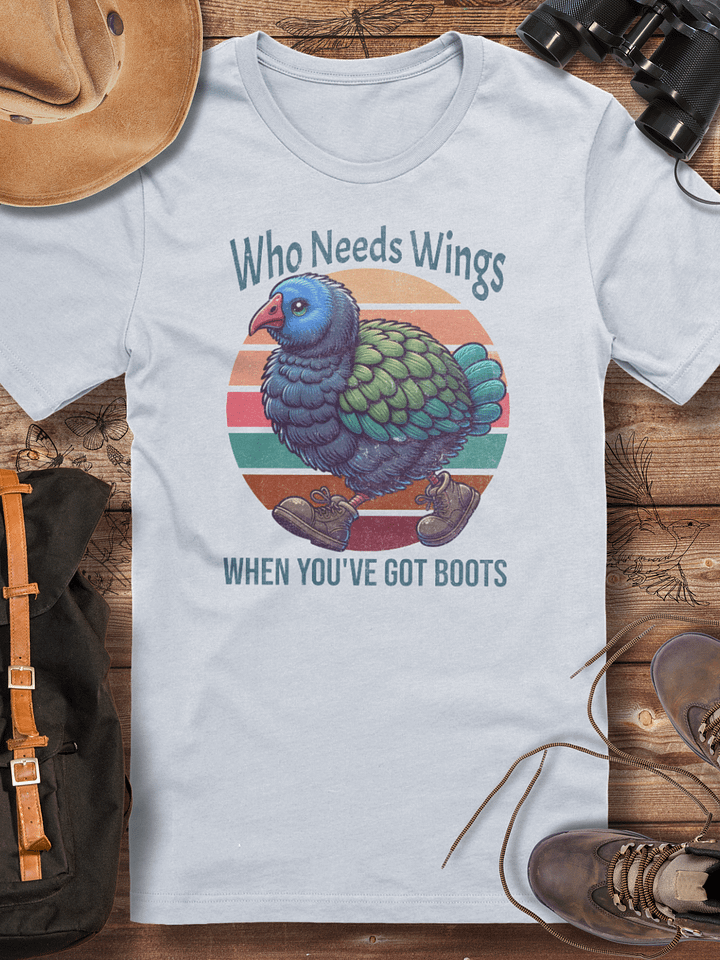 Cute takahe tshirt, bird rescue tee, bird lover gift, wildlife carer tee, nature lover tee, cute animal shirt, funny conservation gift product image (1)