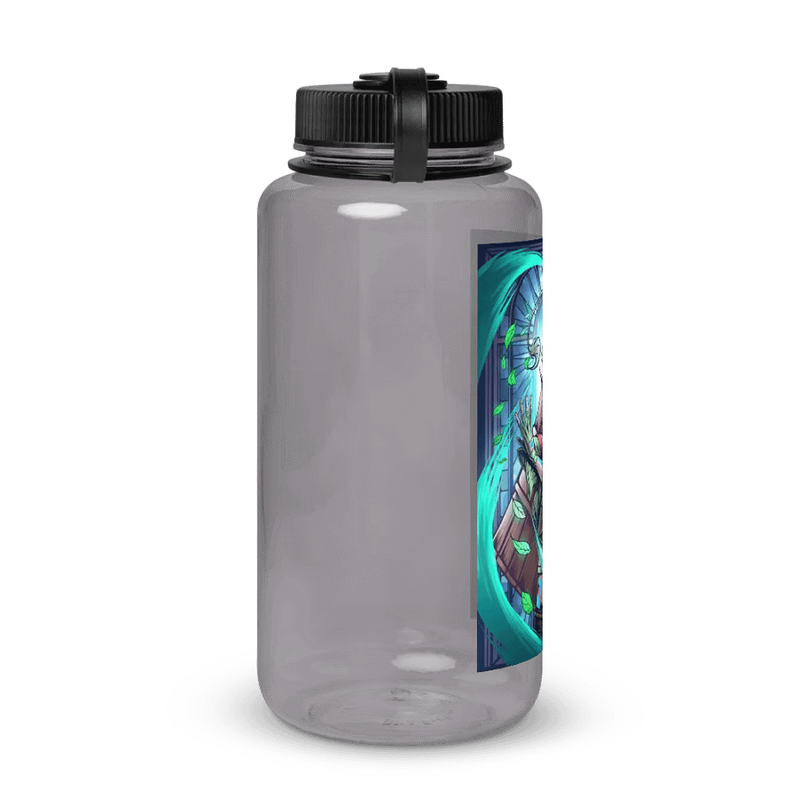 'A Depiction of The Fluttering Leaf' Wide Mouth Plastic Water Bottle product image (4)
