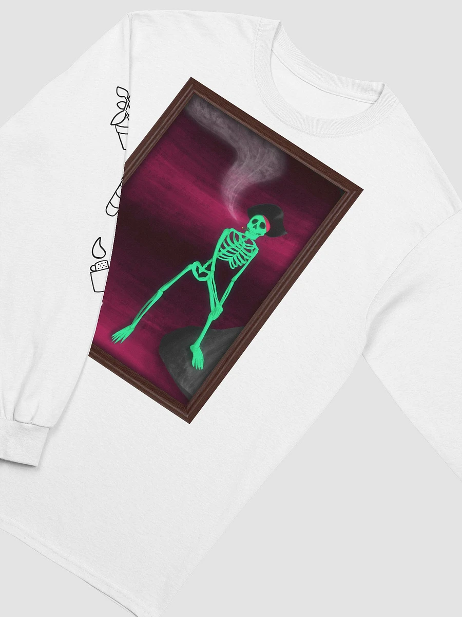 AWESOME SKELETON PAINTING LONG-SLEEVE [WHITE] product image (3)