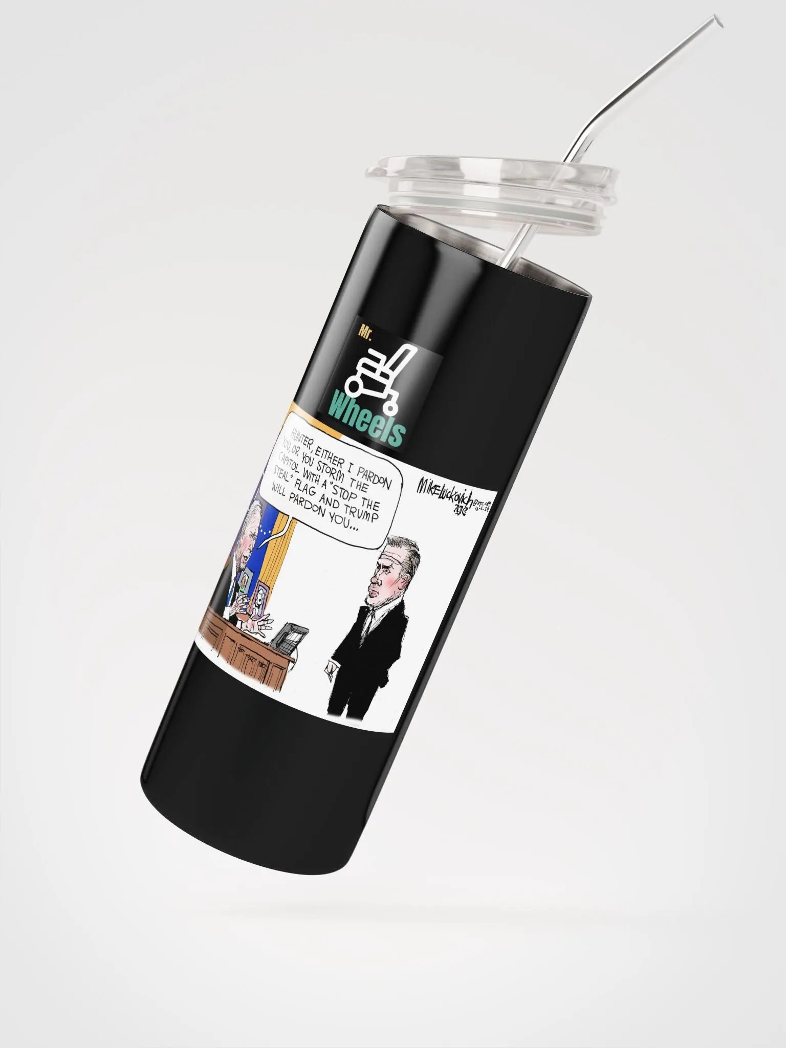 Political Cartoon Stainless Steel Tumbler product image (2)