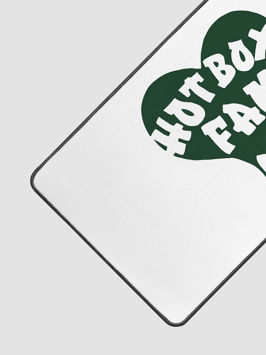 HOT BOX FAM TRANSPARENT DARK GREEN LOGO DESK MAT product image (3)