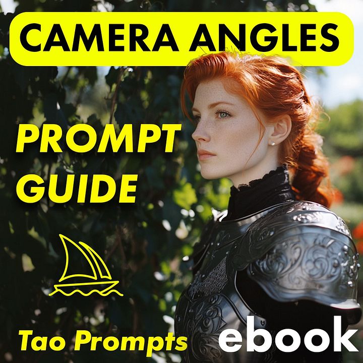 Complete Guide to Camera Angles in Midjourney for Ai Photography! - Prompt Guide eBook product image (1)