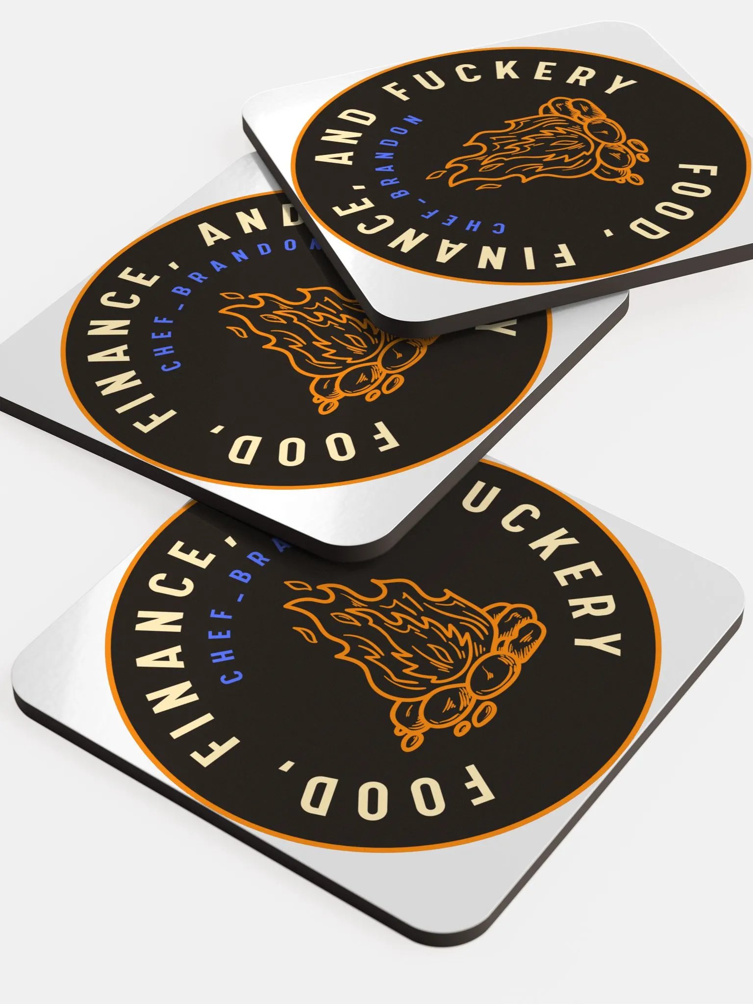 Food Finance and Fuckery Coaster product image (5)