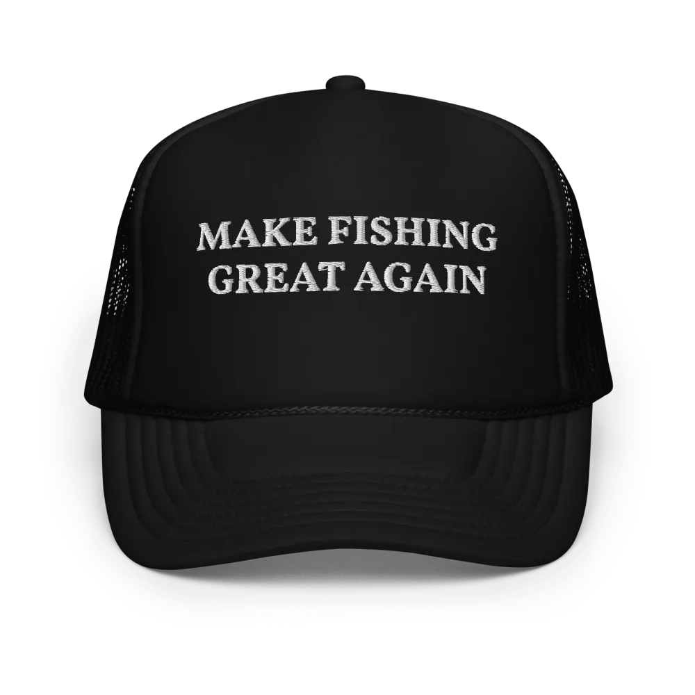 Make Fishing Great Again - Embroidered Trucker Cap Hat product image (1)