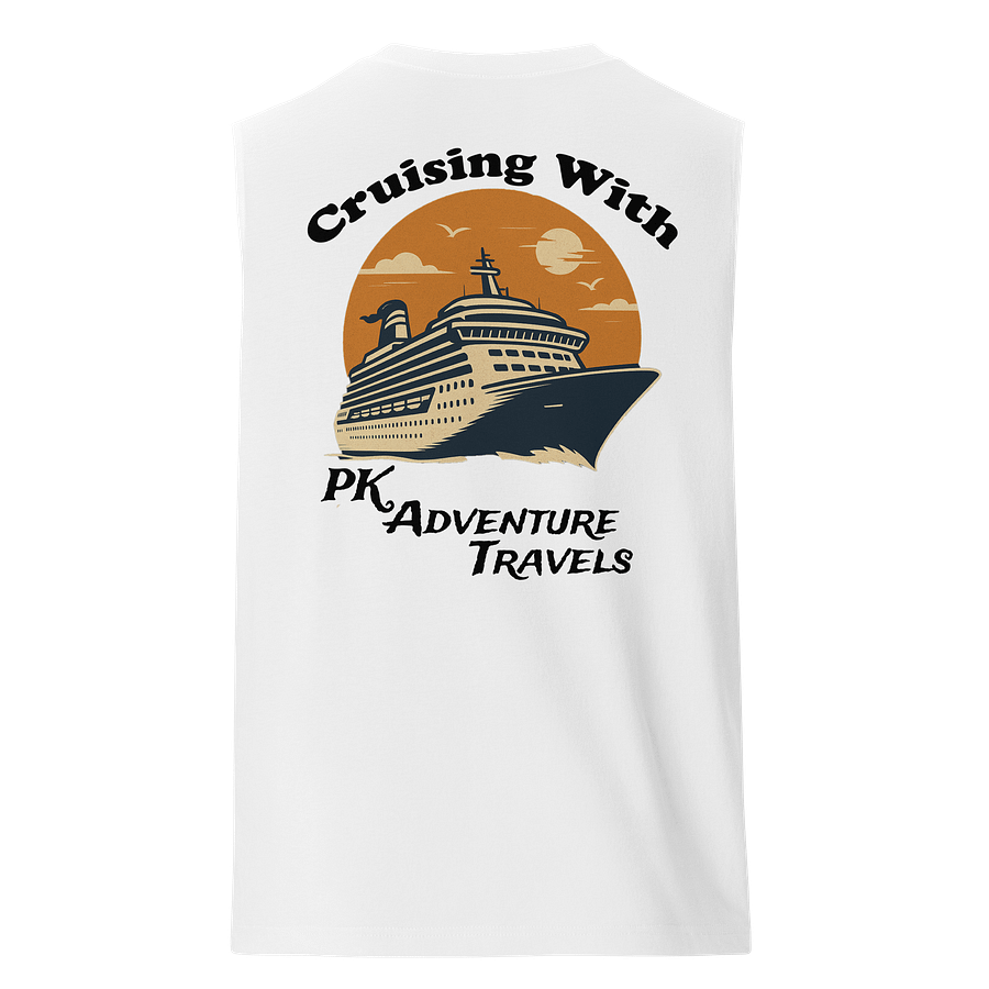 Cruisin w/PKAT Men's White Muscle Tank product image (3)