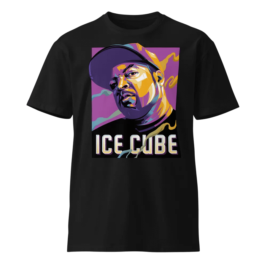 Vibrant ICE CUBE Cap Illustration Unisex T-Shirt product image (1)