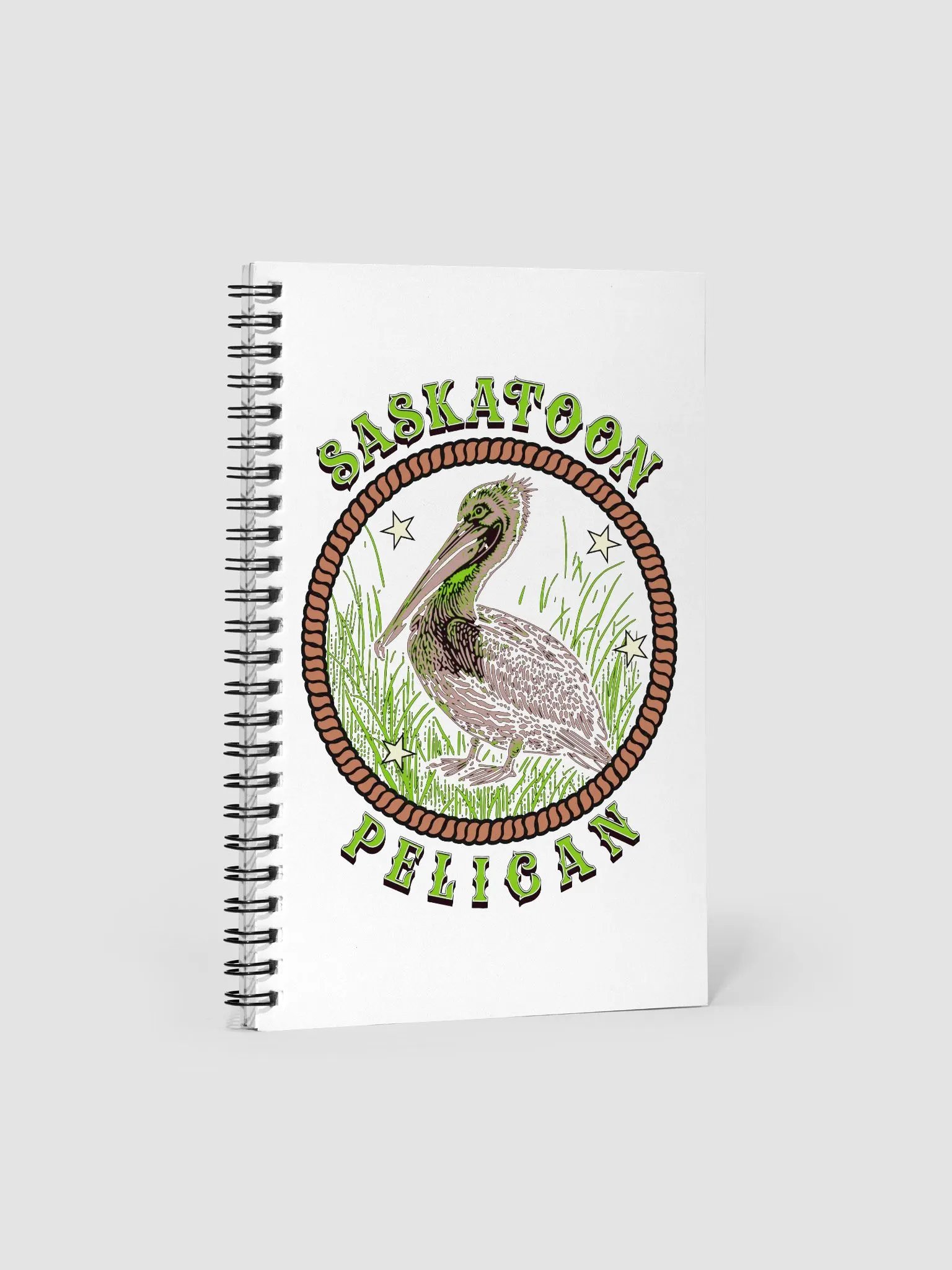 Saskatoon Pelican Dreams Spiral Notebook product image (1)