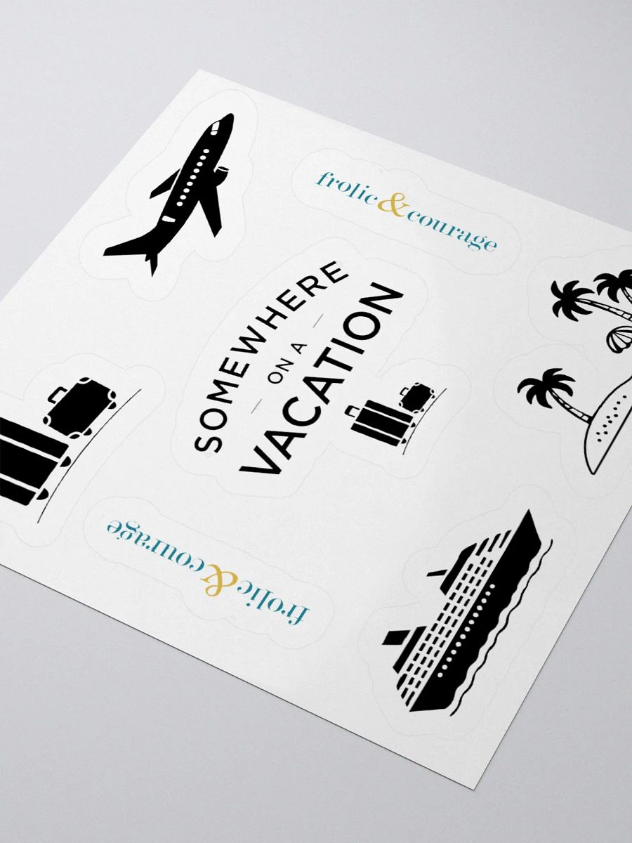 Somewhere on a Vacation Sticker Set product image (4)