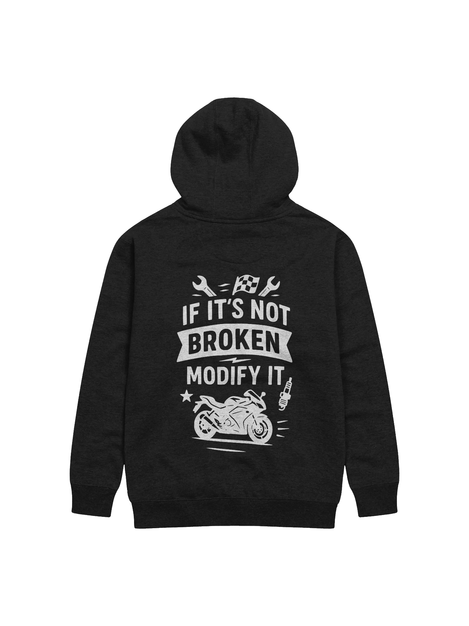 If Its Not Broken, Black Hoodie product image (1)