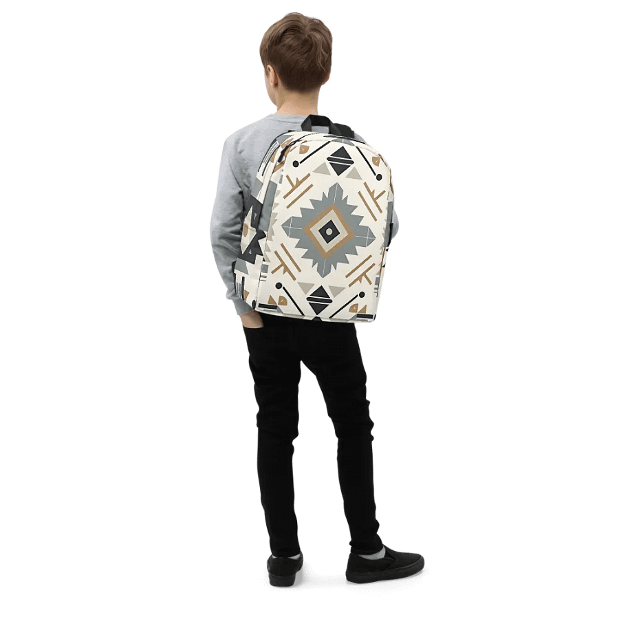 Southwestern Tribal Geometric Minimalistic Backpack product image (6)