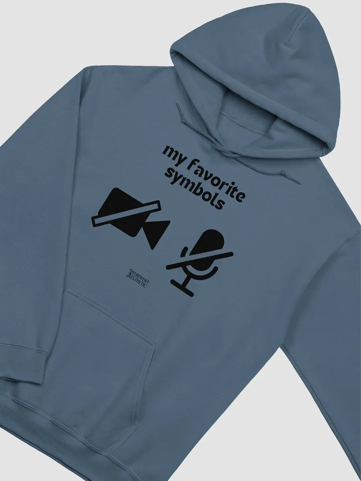 Introvert Symbols Comfort Hoodie product image (2)