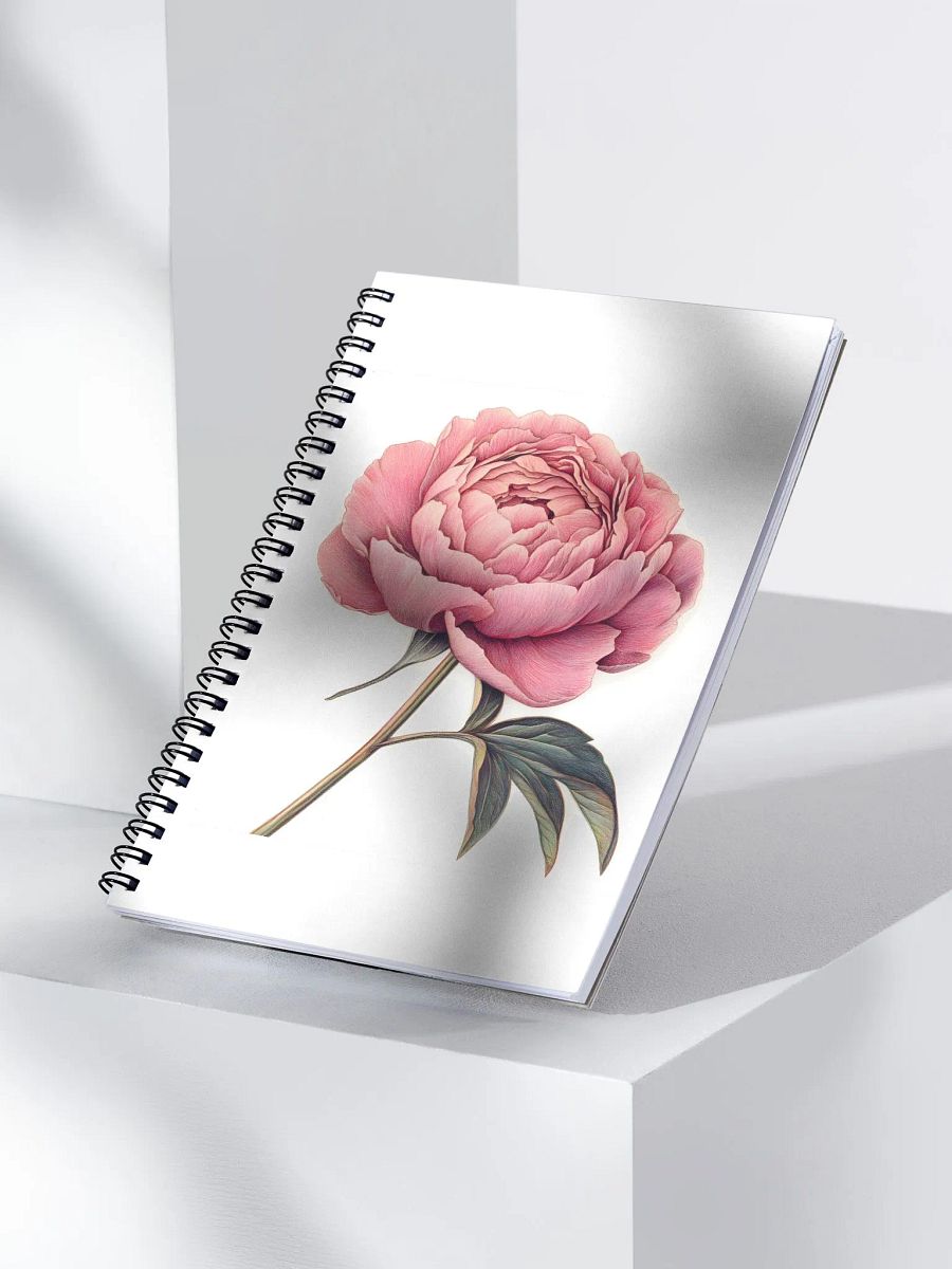 Peony Spiral Notebook product image (3)