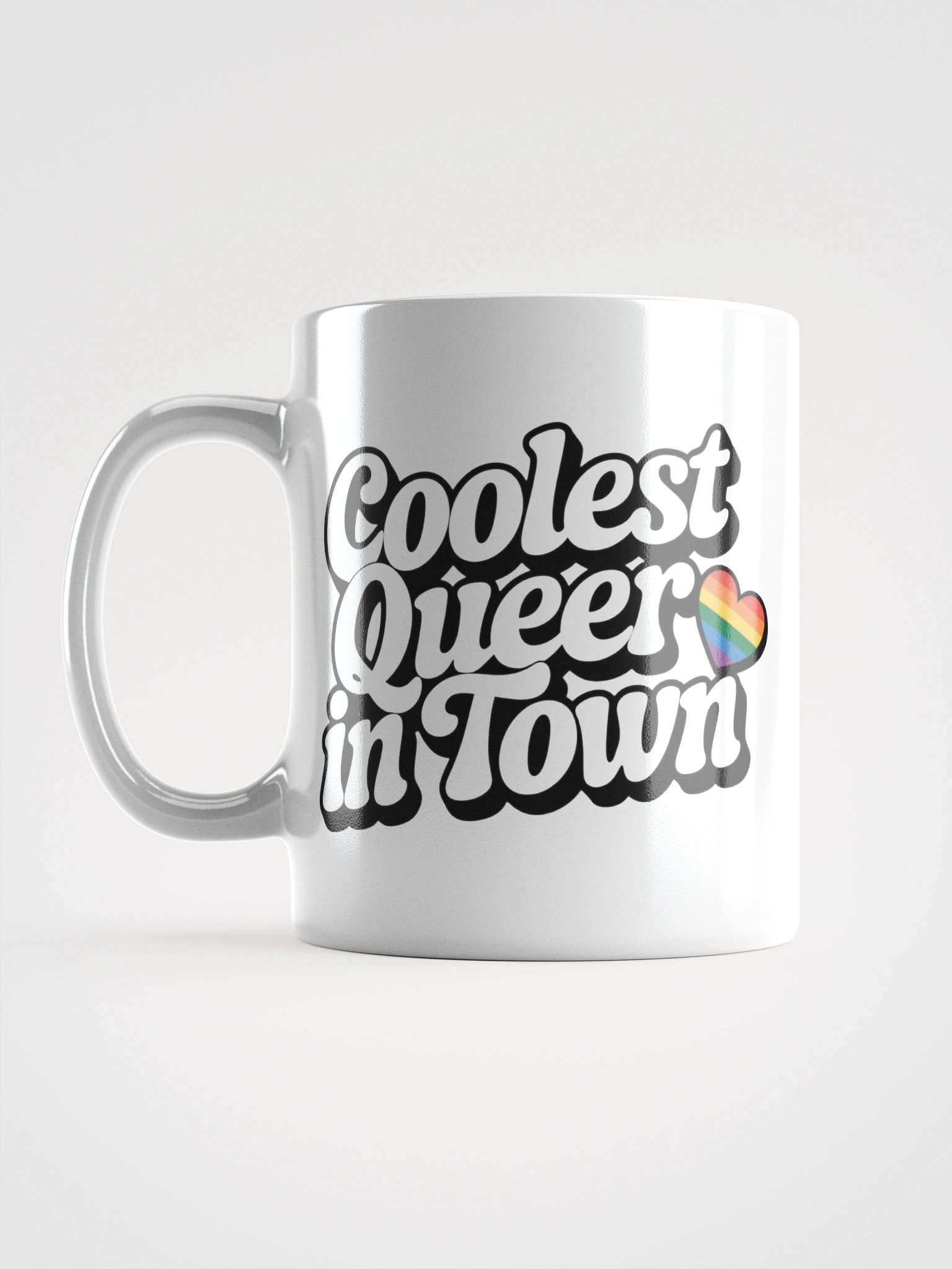 Rainbow Heart Coolest Queer Mug product image (1)