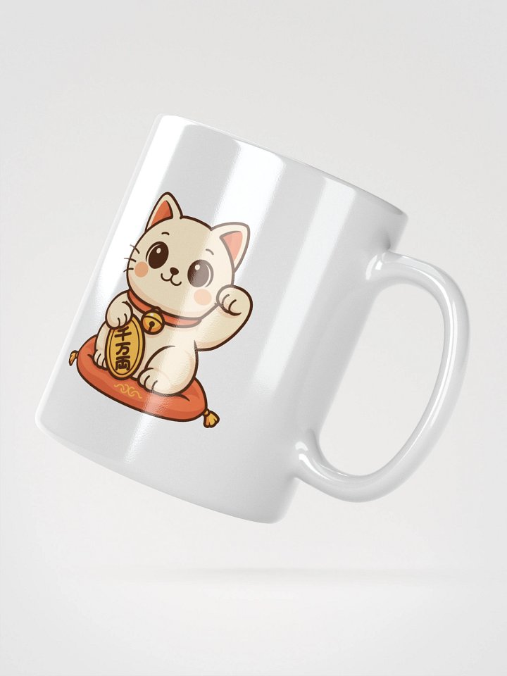 Lucky Cats White Glossy Mug product image (5)
