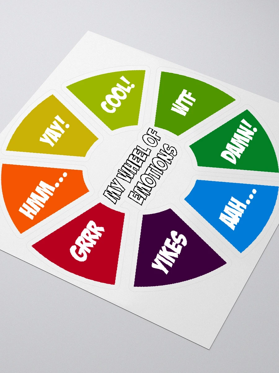 Wheel of emotions Sticker product image (9)